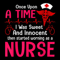 I Was Sweat And Innocent And Start Working As A Nurse Funny Adjustable Cap | Artistshot