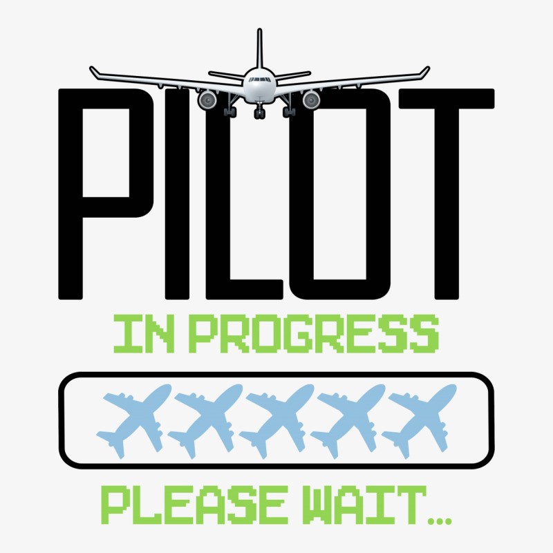 Pilot In Progress Please Wait For Light Ladies Fitted T-Shirt by autlu2024 | Artistshot