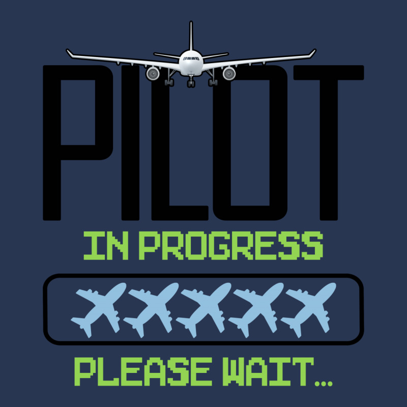 Pilot In Progress Please Wait For Light Ladies Denim Jacket by autlu2024 | Artistshot