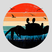 Retro Crab Sunset - Crustacean Core Shellfish Beach Spider Men's Polo Shirt | Artistshot