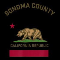 Sonoma County T Shirt With California Flag T Shirt Women's V-neck T-shirt | Artistshot