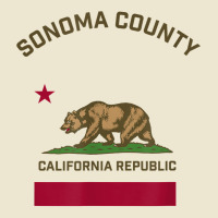 Sonoma County T Shirt With California Flag T Shirt Cropped Hoodie | Artistshot