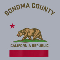 Sonoma County T Shirt With California Flag T Shirt Tank Dress | Artistshot