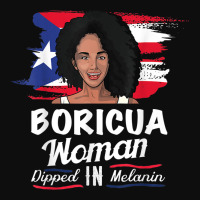 Afro Black Latina Gift  Boricua Dipped In Melanin Crop Top | Artistshot