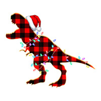 Red Plaid Dinosaur Hat Santa Christmas Lights Buffalo Family Youth Hoodie | Artistshot