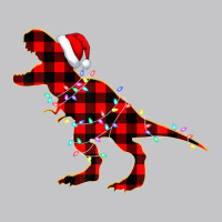 Red Plaid Dinosaur Hat Santa Christmas Lights Buffalo Family Baby Bodysuit | Artistshot