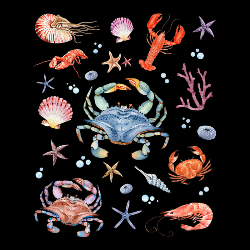 Crustaceancore Aesthetic Crustaceans Crab Lobster Shrimp Pocket T-shirt | Artistshot