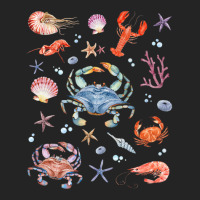 Crustaceancore Aesthetic Crustaceans Crab Lobster Shrimp 3/4 Sleeve Shirt | Artistshot