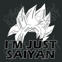 I'm Just Saiyan Women's Triblend Scoop T-shirt | Artistshot