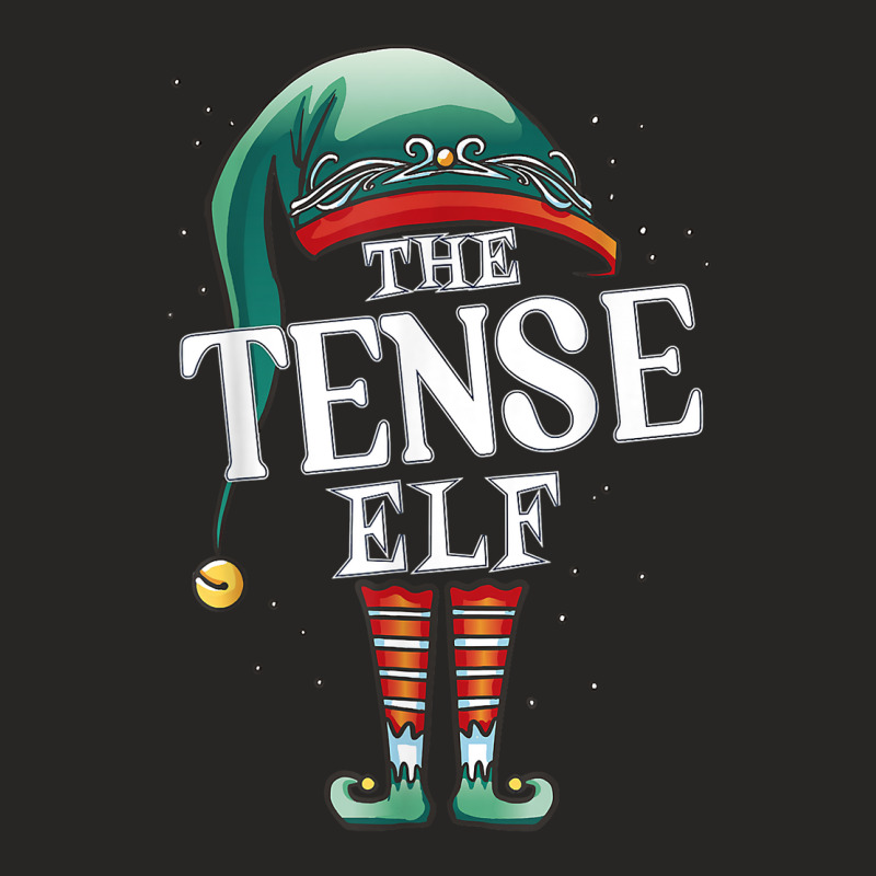 Tense Elf Christmas Group Xmas Pajama Party T Shirt Ladies Fitted T-Shirt by meritzjla | Artistshot