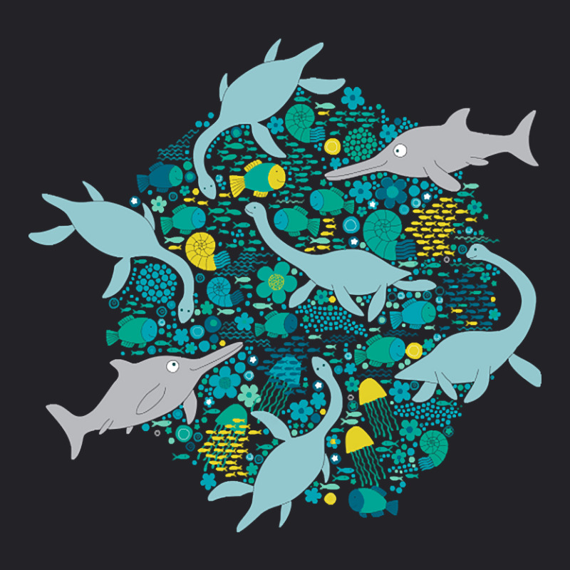 Swimming With Plesiosaurs - Cute Prehistoric Animal Design Youth Tee | Artistshot