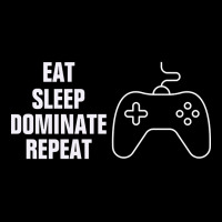 Eat Sleep Dominate Repeat Funny Design Adjustable Cap | Artistshot