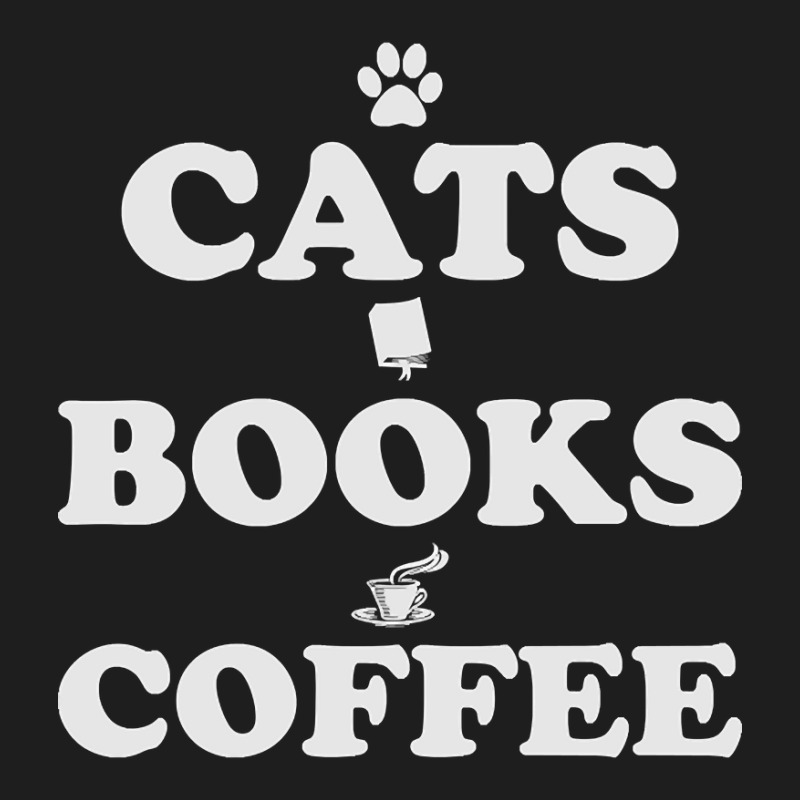 Cats Books Coffee Classic T-shirt by Pannell Quintero | Artistshot