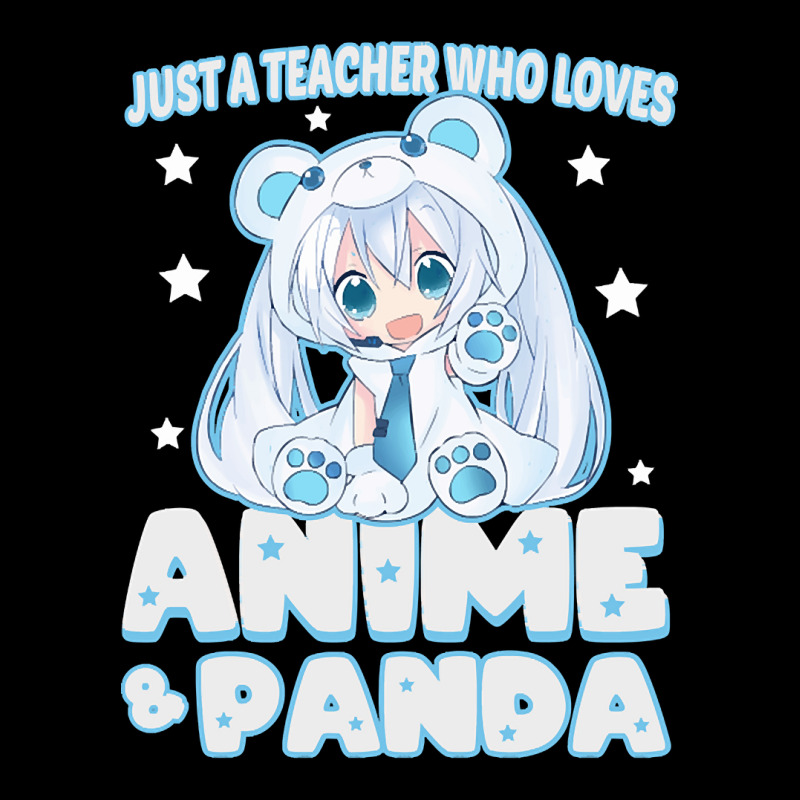 Just A Teacher Who Loves Anime And Panda Women's V-Neck T-Shirt by Ledford Leslie | Artistshot