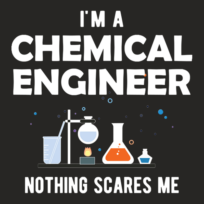 Chemical Engineer - I'm A Chemical Engineer Nothing Scares Me Ladies Fitted T-Shirt by Pannell Quintero | Artistshot