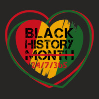 Black History Month 247365 African Melanin Black Pride Ladies Fitted T-shirt | Artistshot