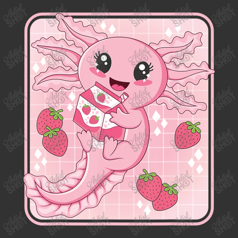 Japanese Strawberry Milk Shake Anime Pink Kawaii Aesthetic Axolotl Mat Baby Bodysuit by Min05 | Artistshot