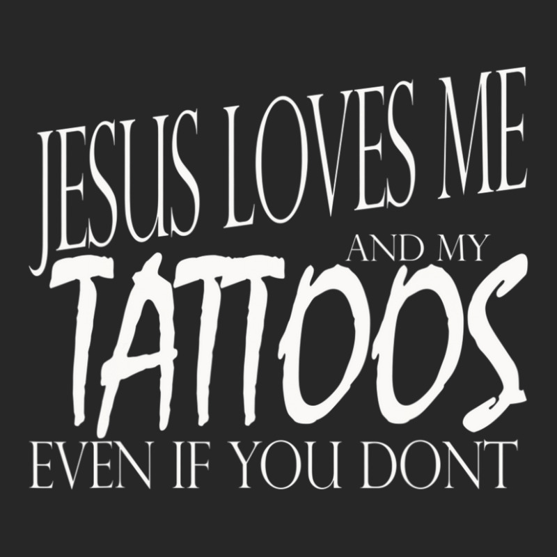 Jesus Loves Me And My Tattoos Empowering Women's Pajamas Set by Min08 | Artistshot