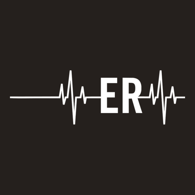 Emergency Medicine Physician Nurse Gift Er Heartbeat Tank Top | Artistshot