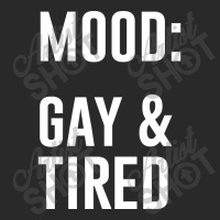 Mood Gay And Tired Printed Hat | Artistshot