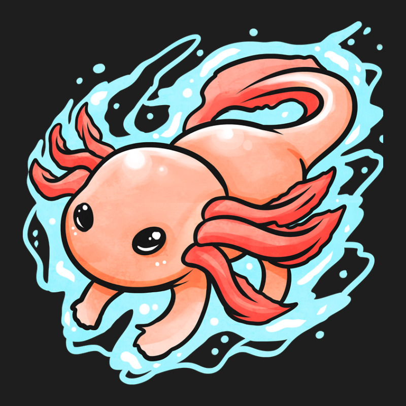 Kawaii - Mexican Sea Life - A Swimming Axolotl Classic T-shirt by Min08 | Artistshot