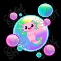 Kawaii Axolotl With Bubbles Pocket T-shirt | Artistshot