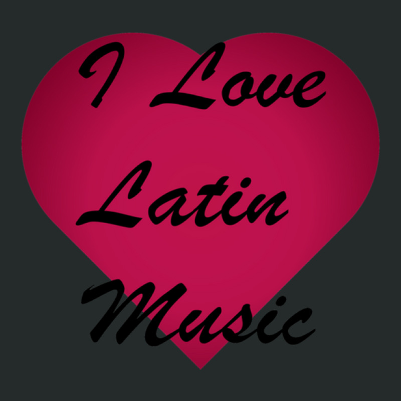 I Love Latin Music Stickers Women's Triblend Scoop T-shirt by MaryBirdsell | Artistshot