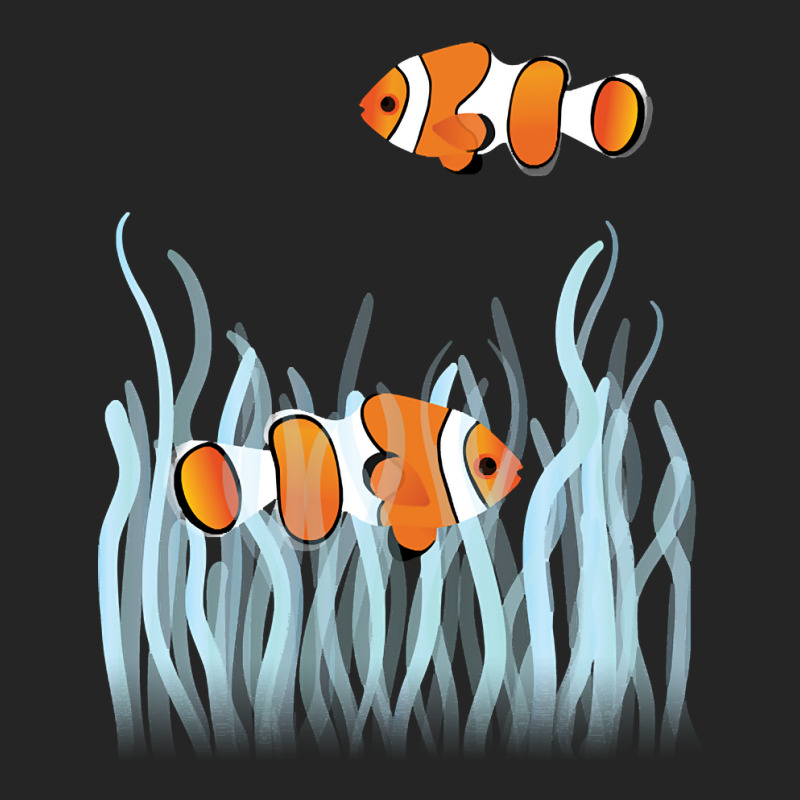 Two Clown Fishes Swimming Between Sea Anemones Unisex Hoodie | Artistshot