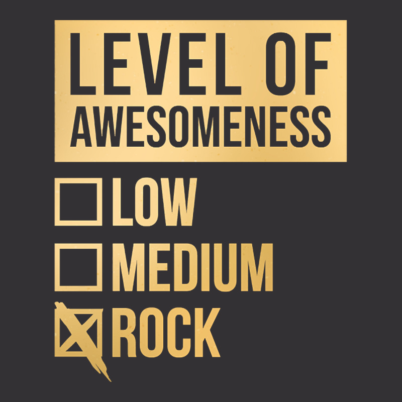 Funny And Awesome Level Of Awesomeness Low Medium Gift Gifts Rock Sayi Vintage Short by mckeebeckett3l9yxd | Artistshot