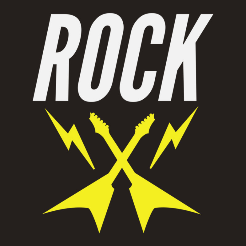 Rock With The Lightning Bolt Guitars Tank Top by JuanNunez | Artistshot