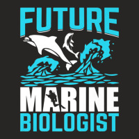 Future Marine Biologist Ocean Life Biology Student Ladies Fitted T-shirt | Artistshot