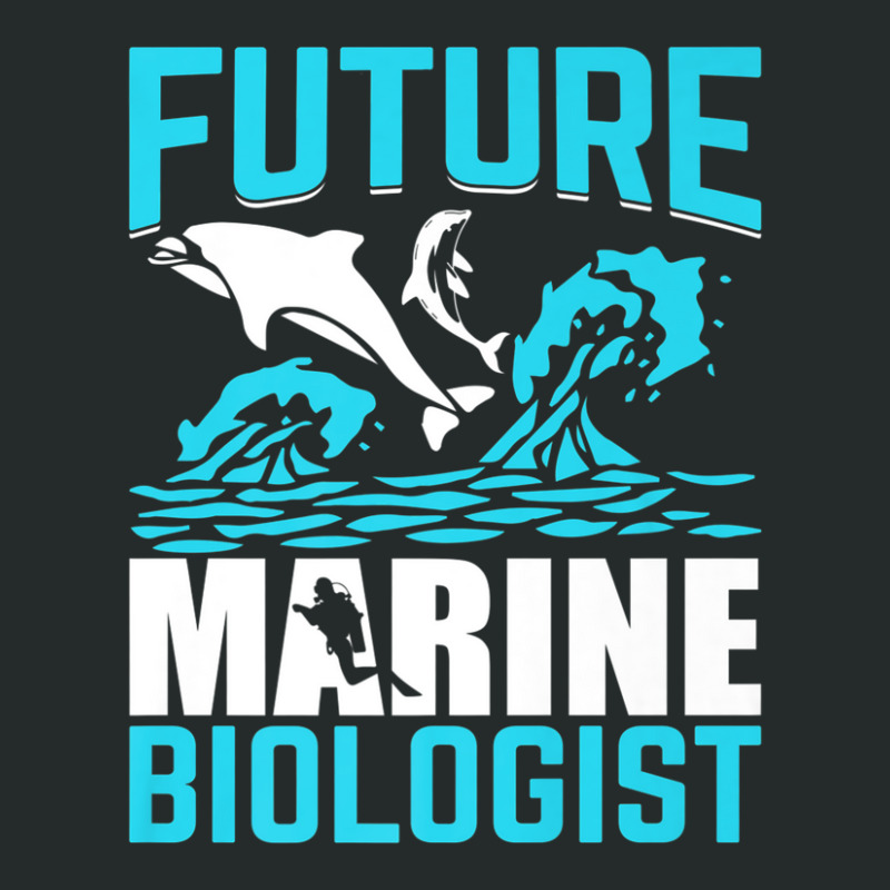 Future Marine Biologist Ocean Life Biology Student Women's Triblend Scoop T-shirt by sulzvelundv | Artistshot