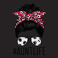 Aunt Life Soccer Auntie Mothers Day Messy Bun Women Funny Vintage Cap | Artistshot