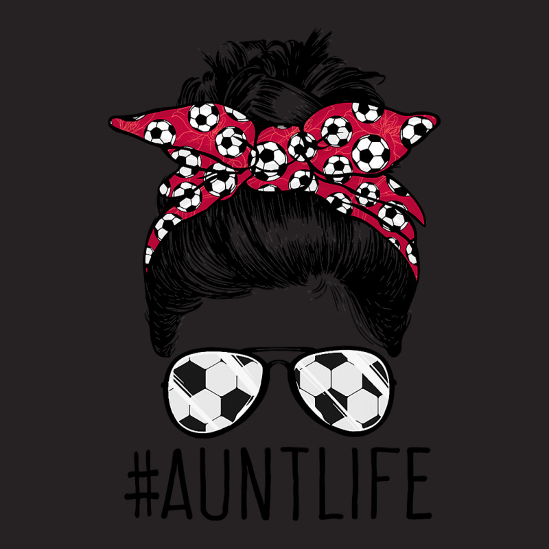 Aunt Life Soccer Auntie Mothers Day Messy Bun Women Funny Vintage Cap by HANANELArtist | Artistshot