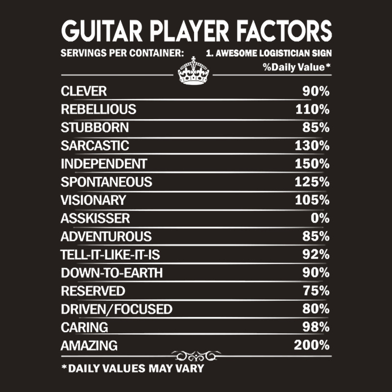 Guitar Player T Shirt - Guitar Player Factors Daily Gift Item Tee Tank Top | Artistshot