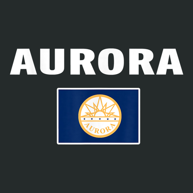 Aurora, Colorado Flag National Pride Gift Souvenir T Shirt Women's Triblend Scoop T-shirt by deemerx8lmshare | Artistshot