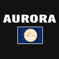 Aurora, Colorado Flag National Pride Gift Souvenir T Shirt Scorecard Crop Tee | Artistshot