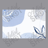 Patterned Blue Background 3/4 Sleeve Shirt | Artistshot