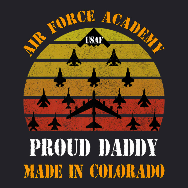 Proud Usaf Daddy Dilfs Air Force Academy Dad And Daughter Unisex Sherpa-lined Denim Jacket | Artistshot