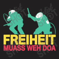 New Freiheit Muass Cool Vector Design T-shirt | Artistshot