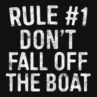 Rule %231 Don't Fall Off The Boat Cruise Vacation Gift Baby Beanies | Artistshot