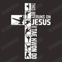 This Boy Runs On Jesus And Tae Kwon Do For Dark Racerback Tank | Artistshot