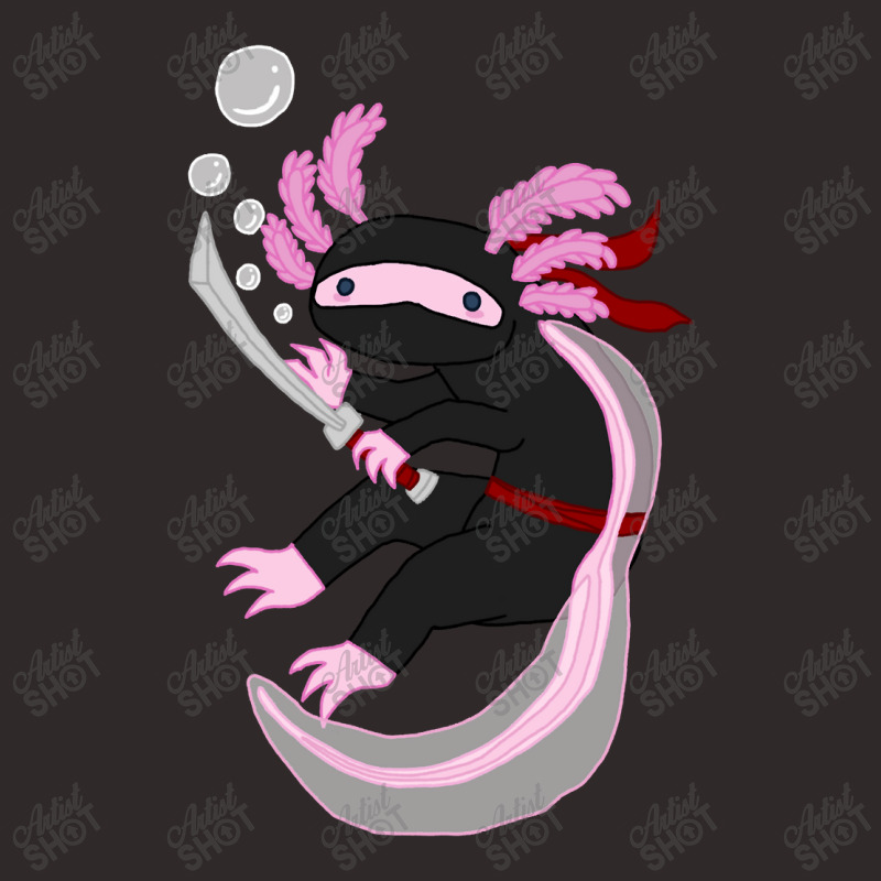 Ninja Axolotl (pink) Racerback Tank by Min05 | Artistshot