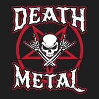 Death Metal Skull Rock Music Nihilism Pentagram Design Classic T-shirt | Artistshot