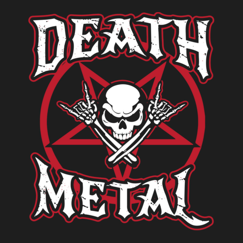 Death Metal Skull Rock Music Nihilism Pentagram Design Classic T-shirt by SoniaAlt | Artistshot