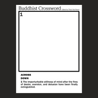 Buddhist Crossword Ladies Fitted T-shirt | Artistshot