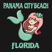 Panama City Beach Cute Mermaid Themed Flannel Shirt | Artistshot