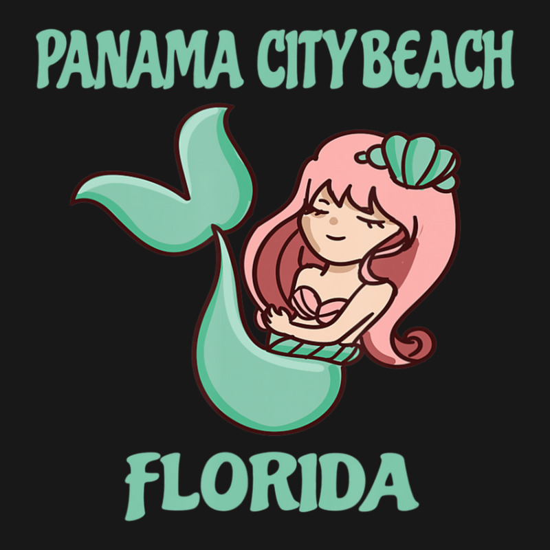 Panama City Beach Cute Mermaid Themed Flannel Shirt by rastyrocl | Artistshot