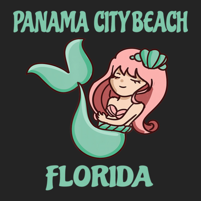 Panama City Beach Cute Mermaid Themed 3/4 Sleeve Shirt by rastyrocl | Artistshot