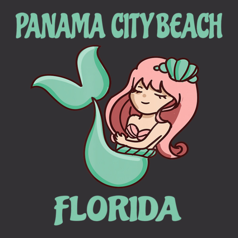 Panama City Beach Cute Mermaid Themed Vintage Hoodie by rastyrocl | Artistshot